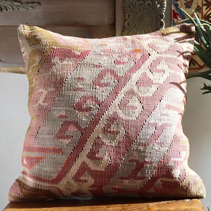オールドキリムクッションカバー 45cm Old Kilim Cushion カイセリ | ブランド登録なし