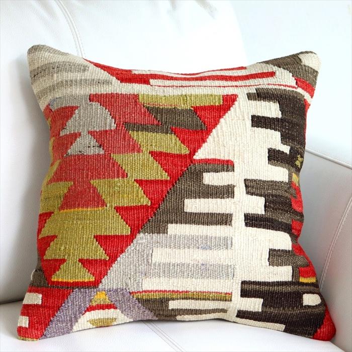 オールドキリムクッションカバー 40cm Old Kilim Cushion イーブルアイ | ブランド登録なし