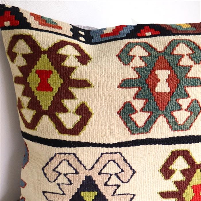 オールドキリムクッションカバー 40cm Old Kilim Cushion