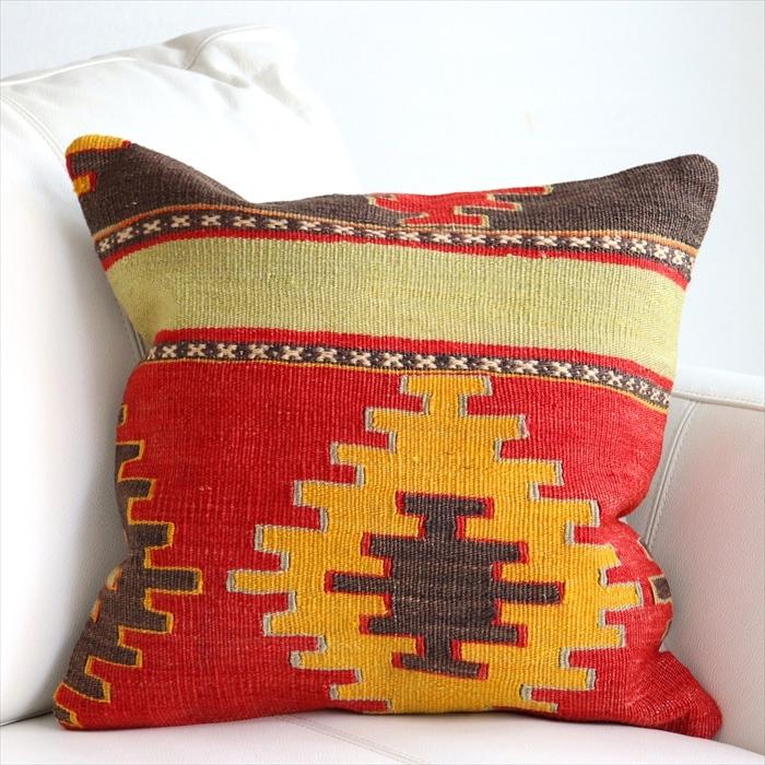 オールドキリムクッションカバー 40cm Old Kilim Cushion シワス(Sivas) | ブランド登録なし