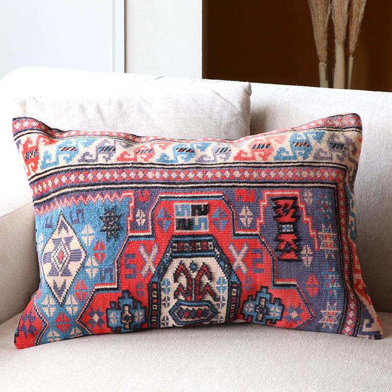 ヴィンテージ パイル織りラグ クッションカバー ミラス 長方形 ビッグピロー Lumbar Pillow | ブランド登録なし