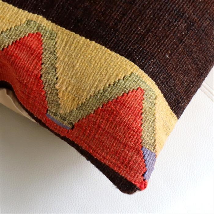 オールドキリムクッションカバー 40cm Old Kilim Cushion ジグザグした山 | ブランド登録なし | 03