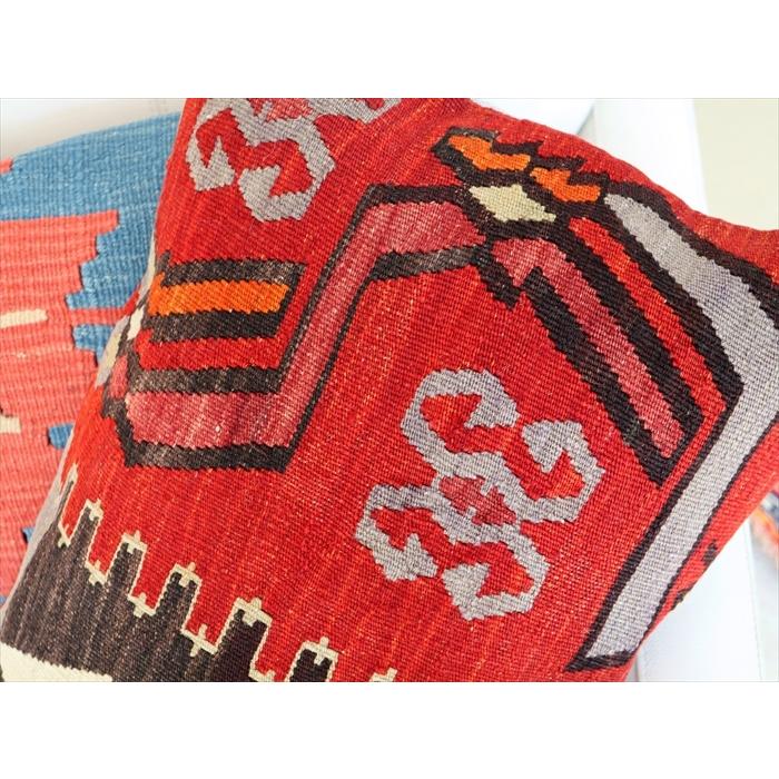 オールドキリムクッション 長方形 57x40cm ビッグピロー Turkish Old Kilim Lumbar Pillow | ブランド登録なし | 02