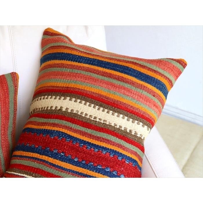 オールドキリムクッション 長方形 59x40cm 鳥のモチーフ ビッグピロー Turkish Old Kilim Lumbar Pillow | ブランド登録なし | 01