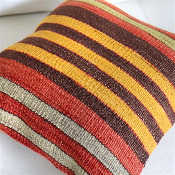 オールドキリム クッションカバー 37x35cm   シワス Turkish Old Kilim Cushion | ブランド登録なし | 02