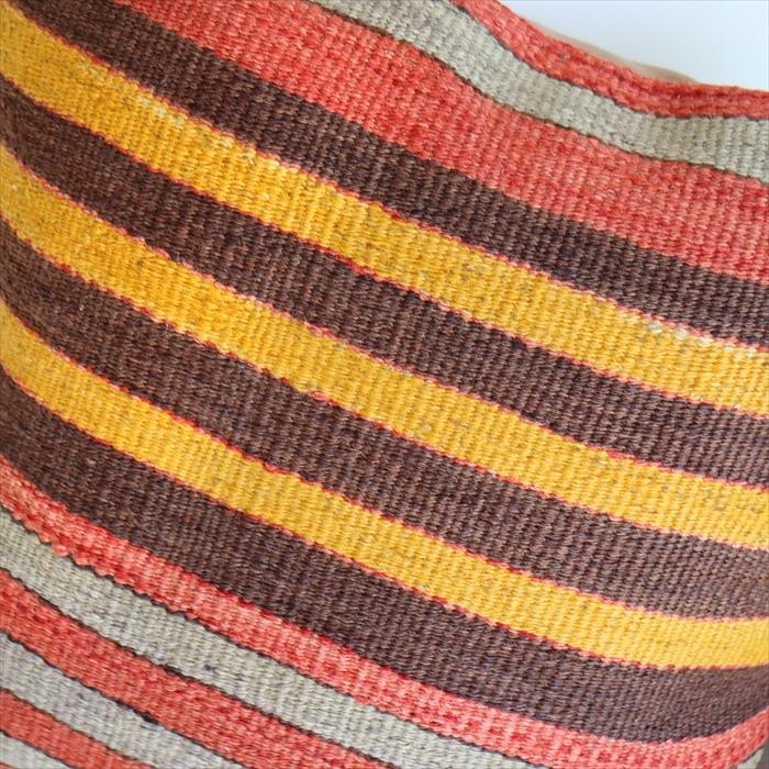 オールドキリム クッションカバー 37x35cm   シワス Turkish Old Kilim Cushion | ブランド登録なし | 01