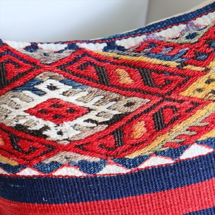 オールドキリム クッションカバー 35x34cm チュアル Turkish Old Kilim Cushion | ブランド登録なし | 02