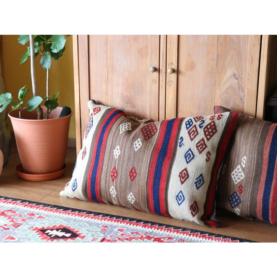 ビッグピロー　オールドキリムクッションカバー 88x58cm | ブランド登録なし | 01