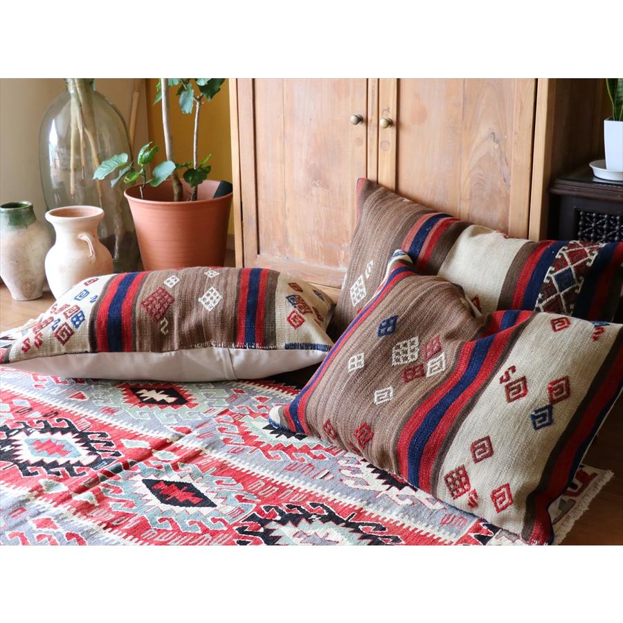 ビッグピロー　オールドキリムクッションカバー 88x58cm | ブランド登録なし | 09