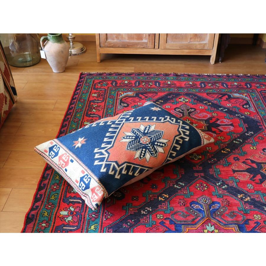 ビッグピロー　オールドキリムクッションカバー 80x53cm  コーカサス地方のスマックキリム | ブランド登録なし | 01