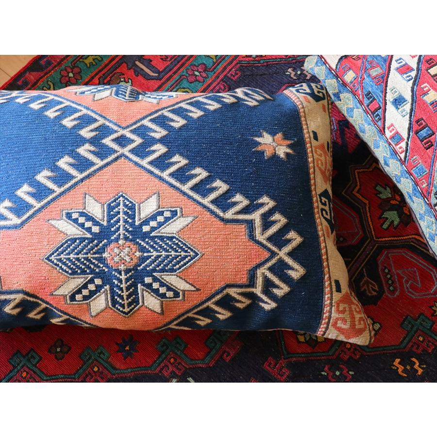 ビッグピロー　オールドキリムクッションカバー 80x53cm  コーカサス地方のスマックキリム | ブランド登録なし | 02