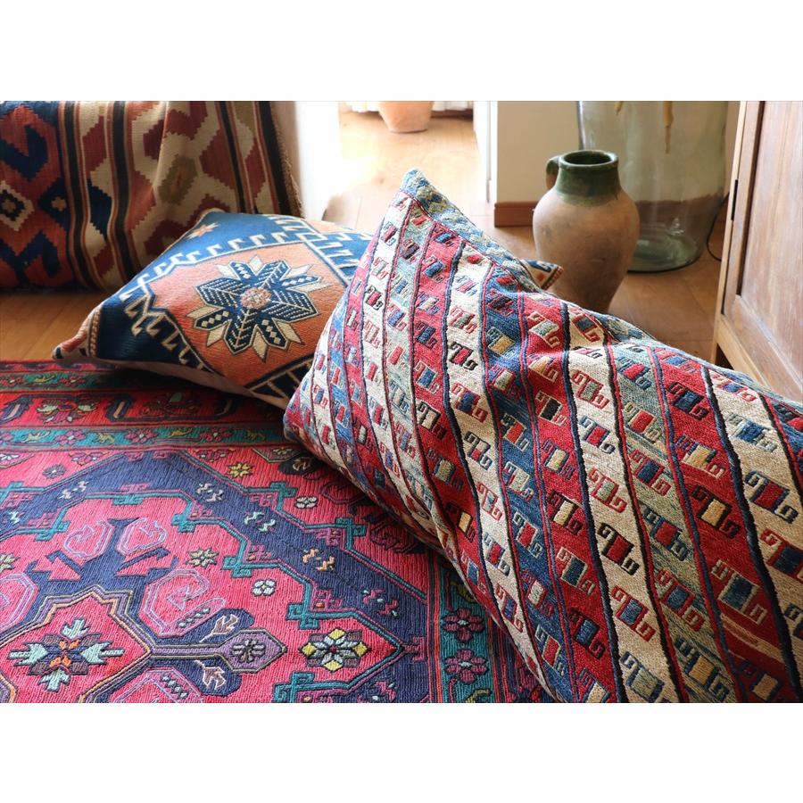 ビッグピロー　オールドキリムクッションカバー 90x47cm  コーカサス地方のスマックキリム | ブランド登録なし | 03