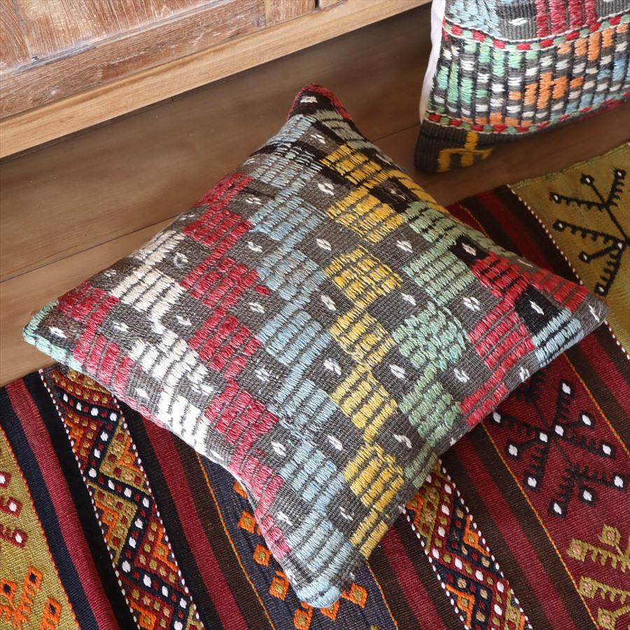 クッションカバー 40×40cm / オールドキリム トルコ　フェティエ ジジム | ブランド登録なし | 02