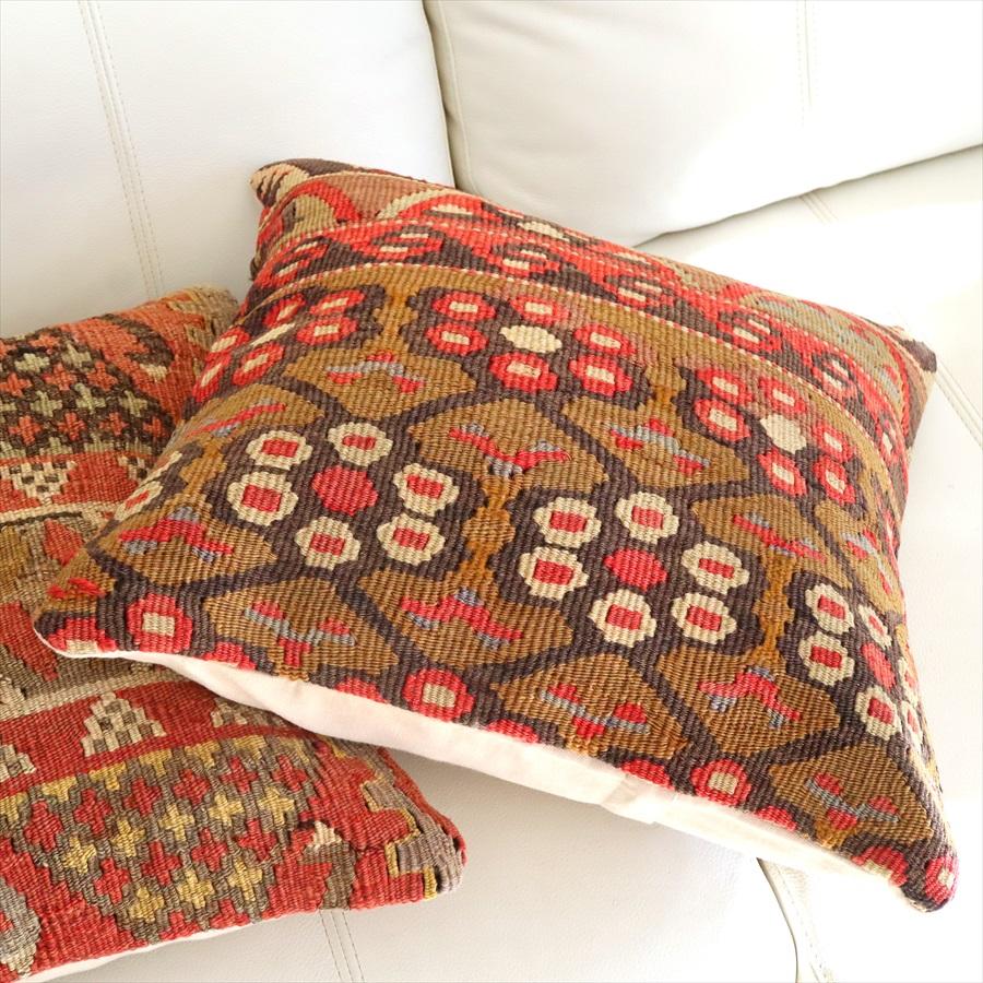 オールドキリム クッションカバー 40cmサイズ カイセリ チフカナット ベレケット | ブランド登録なし | 02