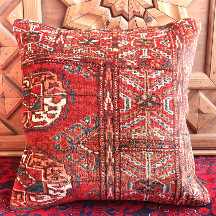 クッションカバー ヴィンテージ パイル織り 絨毯 40cmサイズ