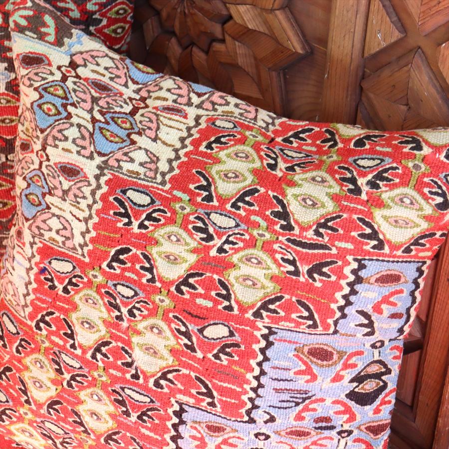 クッションカバー 50cmサイズ キリム ウール Turkish Kilim Cushion セネ 細かなモチーフ | ブランド登録なし | 01