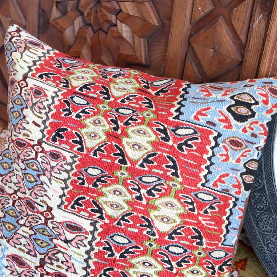 クッションカバー 50cmサイズ キリム ウール Turkish Kilim Cushion セネ 細かなモチーフ | ブランド登録なし | 01
