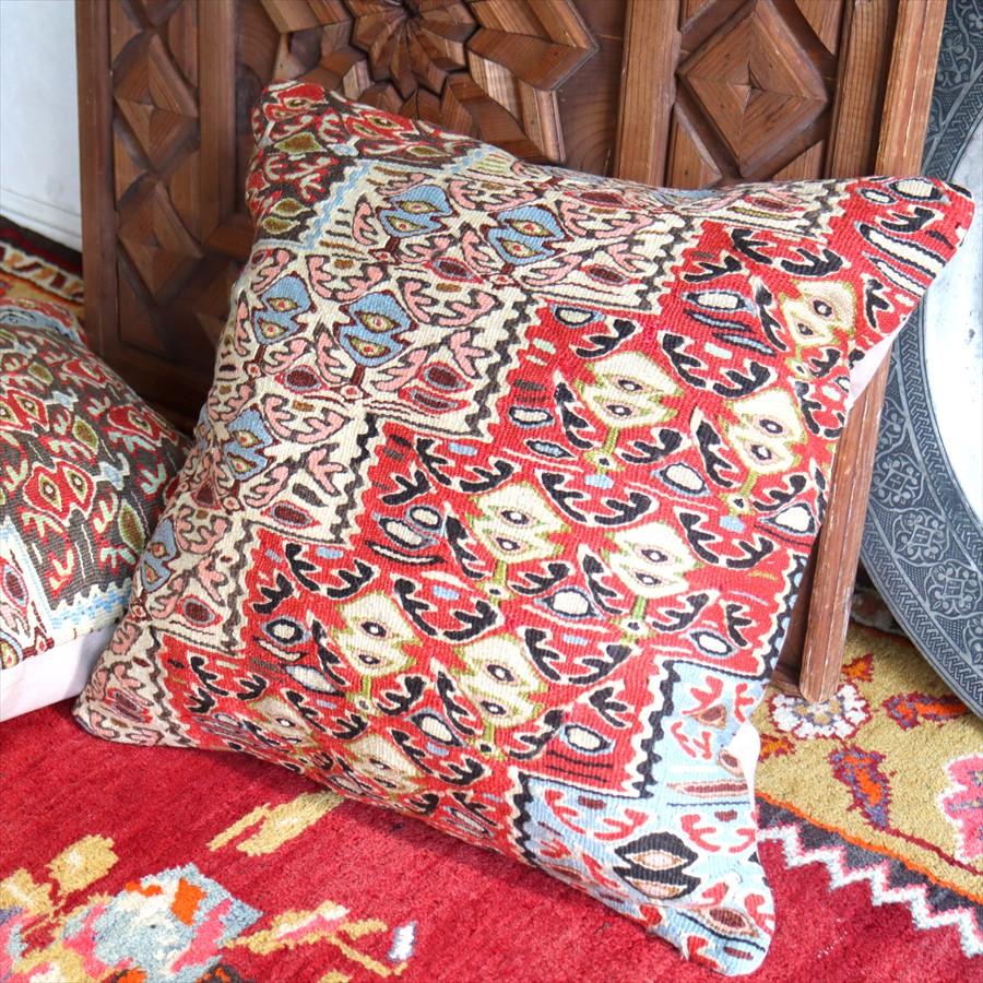 クッションカバー 50cmサイズ キリム ウール Turkish Kilim Cushion セネ 細かなモチーフ | ブランド登録なし | 03