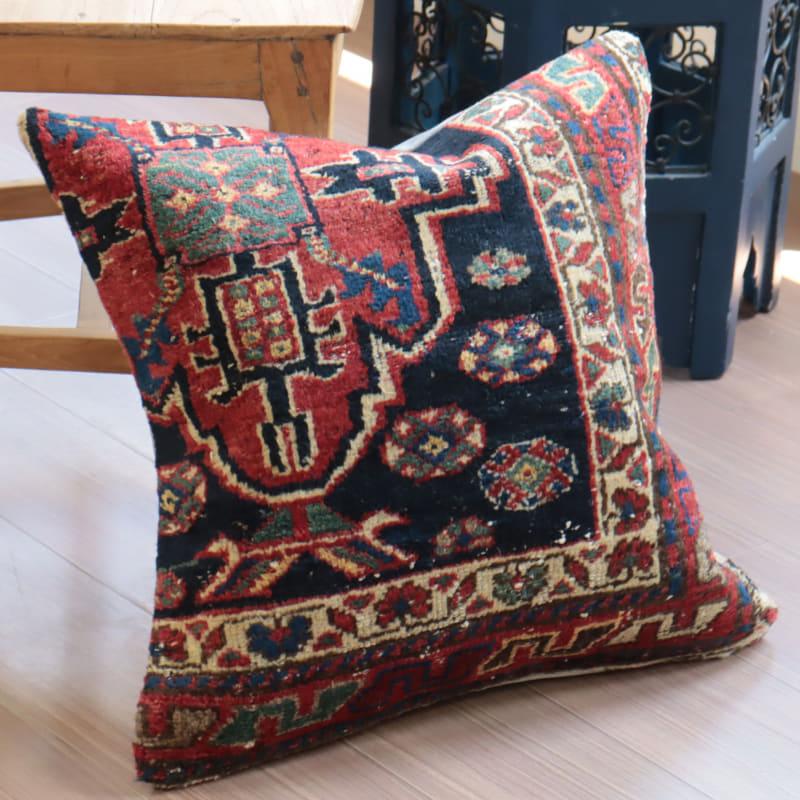 クッションカバー ヴィンテージラグクッション 49×49cmトライバルラグ アフシャール | ブランド登録なし