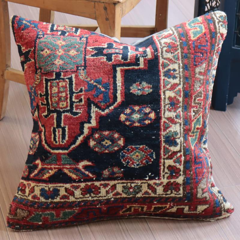 クッションカバー ヴィンテージラグクッション 49×49cmトライバルラグ アフシャール | ブランド登録なし | 01