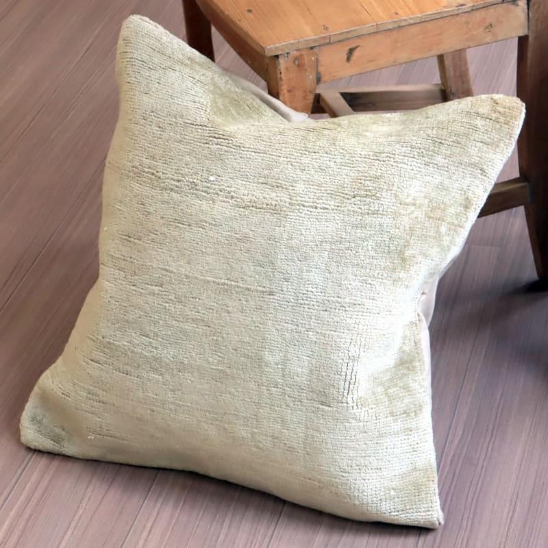 クッションカバー ヴィンテージラグクッション 51×50cmトルコ絨毯 ブリーチしたアンティーク加工 | ブランド登録なし