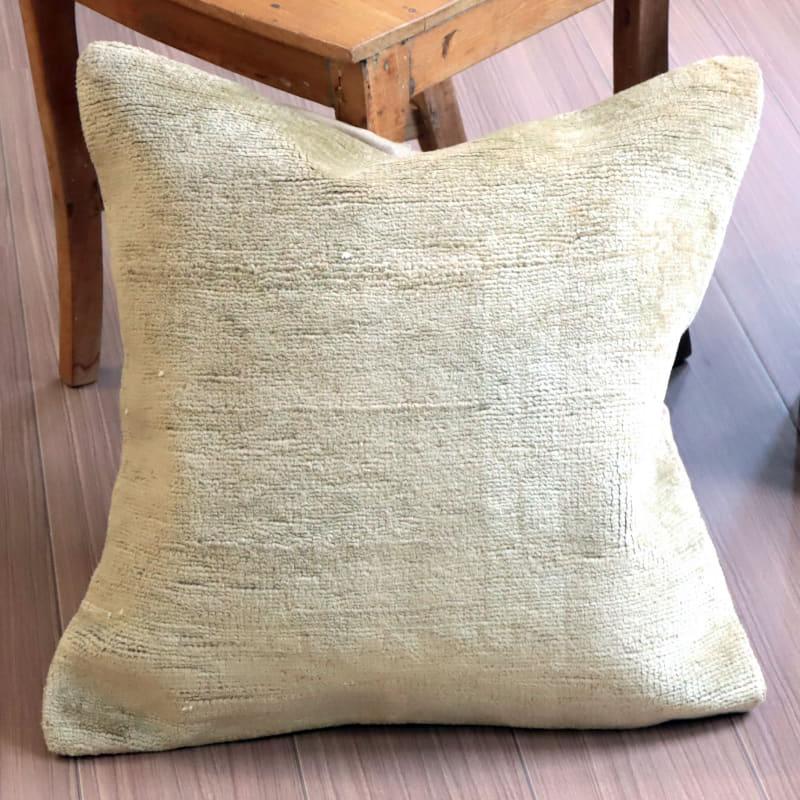 クッションカバー ヴィンテージラグクッション 51×50cmトルコ絨毯 ブリーチしたアンティーク加工 | ブランド登録なし | 01