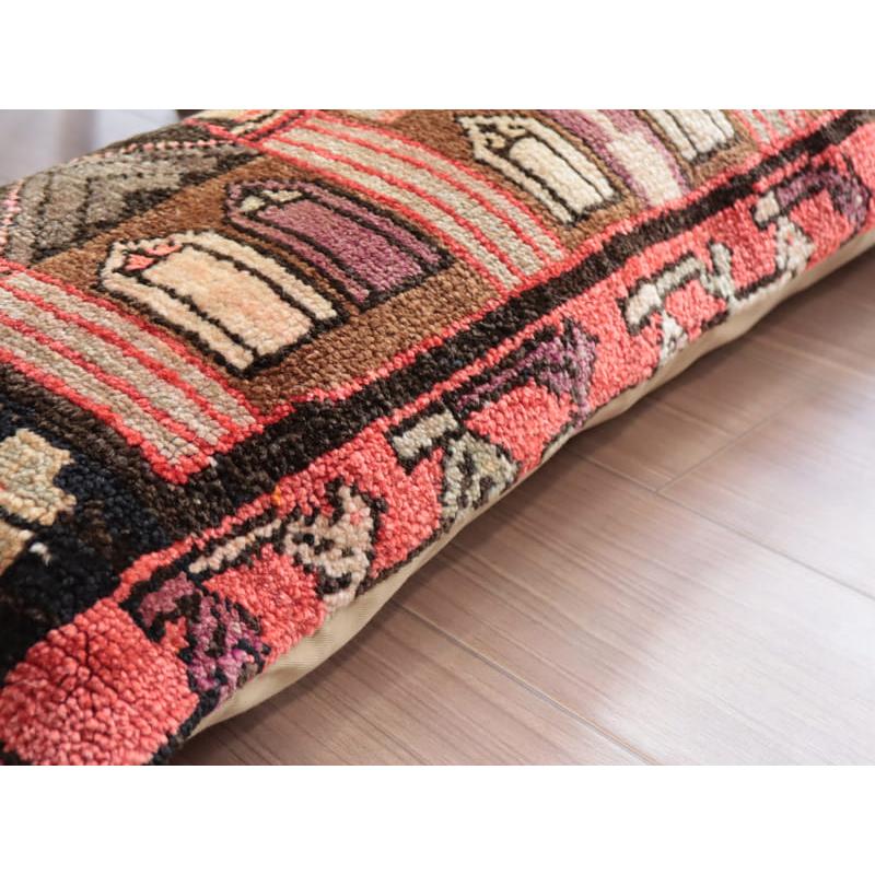 ヴィンテージラグ クッションカバー43×84cmヤストゥク 尖塔を持つモスク | ブランド登録なし | 04