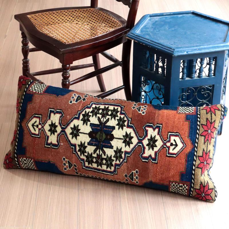 ヴィンテージラグ クッションカバー38×84cmコンヤ タシュプナル地方 メダリオン | ブランド登録なし