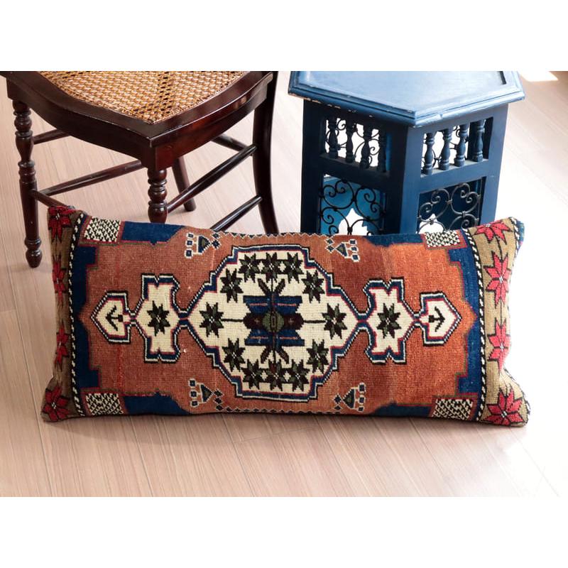 ヴィンテージラグ クッションカバー38×84cmコンヤ タシュプナル地方 メダリオン | ブランド登録なし | 02