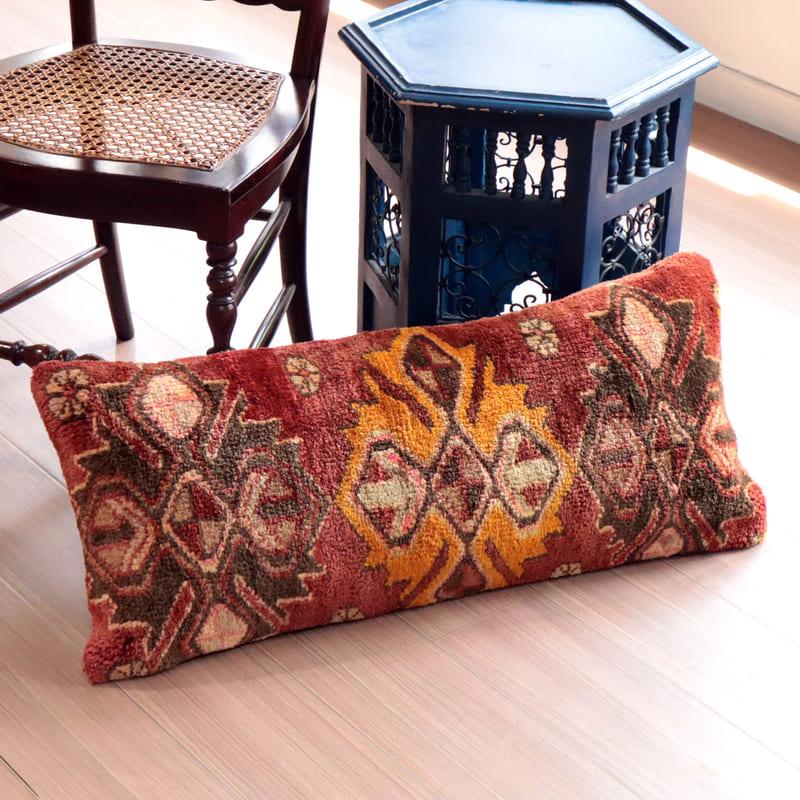 ヴィンテージラグ クッションカバー35×81cmカルス地方