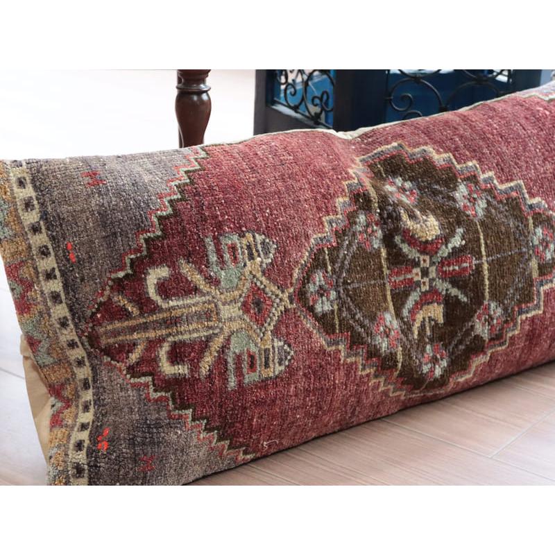 ヴィンテージラグ クッションカバー33×80cmシワス 六角形のメダリオン | ブランド登録なし | 05