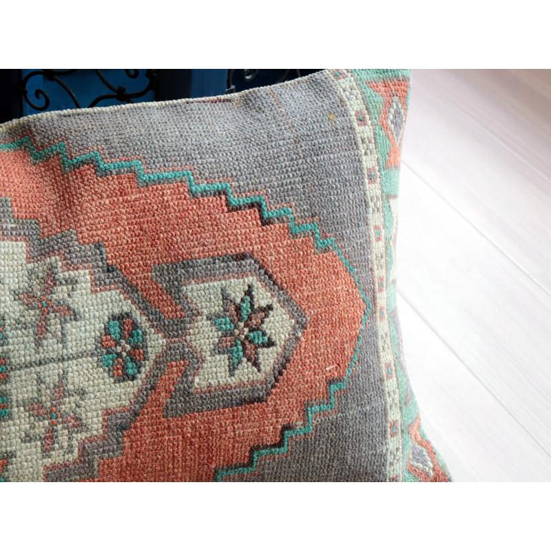 ヴィンテージラグ クッションカバー38×80cmソロモンの星 変形メダリオン | ブランド登録なし | 04