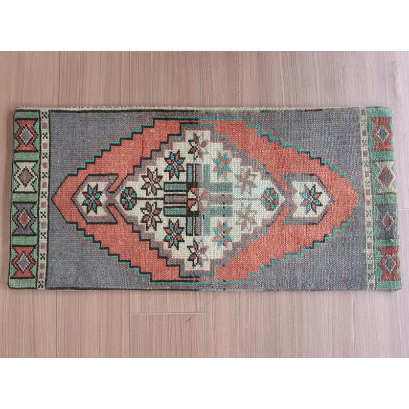 ヴィンテージラグ クッションカバー38×80cmソロモンの星 変形メダリオン | ブランド登録なし | 07