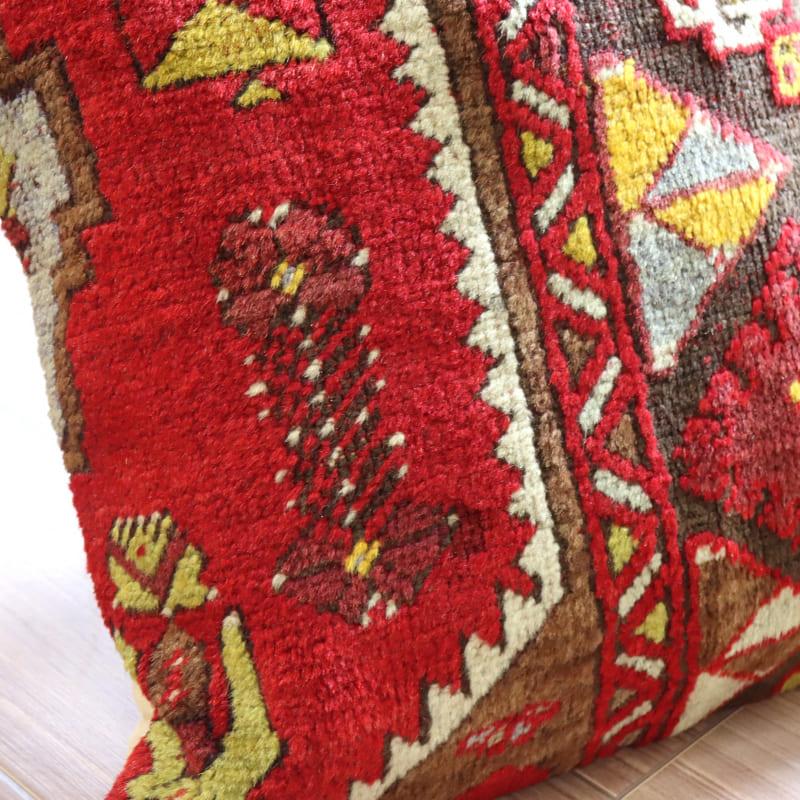 クッションカバー ヴィンテージ パイル織り 41×41cmトルコ絨毯 シワス地方 | ブランド登録なし | 02