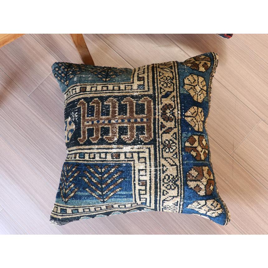 アンティークラグ クッションカバー 49×49cm カシュカイ族 手織り絨毯 | ブランド登録なし | 03