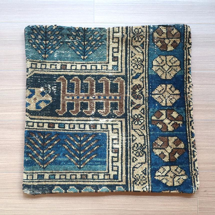 アンティークラグ クッションカバー 49×49cm カシュカイ族 手織り絨毯 | ブランド登録なし | 07