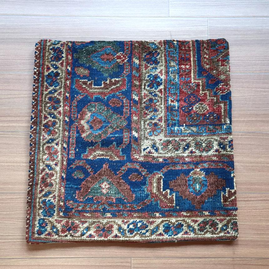 アンティークラグ クッションカバー 50×50cm カシュカイ族 手織り絨毯 | ブランド登録なし | 06