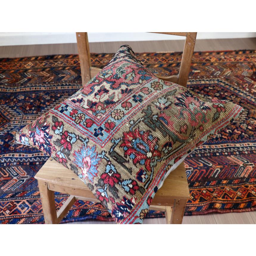 パイル織り絨毯 クッションカバー 50×50cm ヴィンテージ　タブリーズ | ブランド登録なし | 01