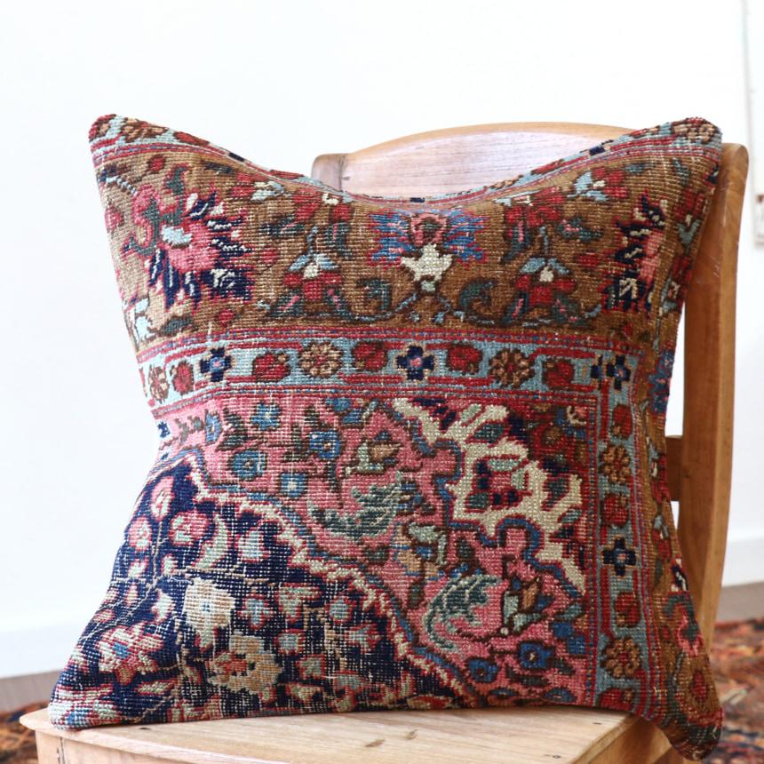 パイル織り絨毯 クッションカバー 49×49cm ヴィンテージ　タブリーズ | ブランド登録なし