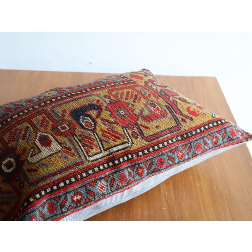 アンティークラグ クッションカバー 59×40cm コーカサス　ヴィンテージ絨毯 | ブランド登録なし | 04