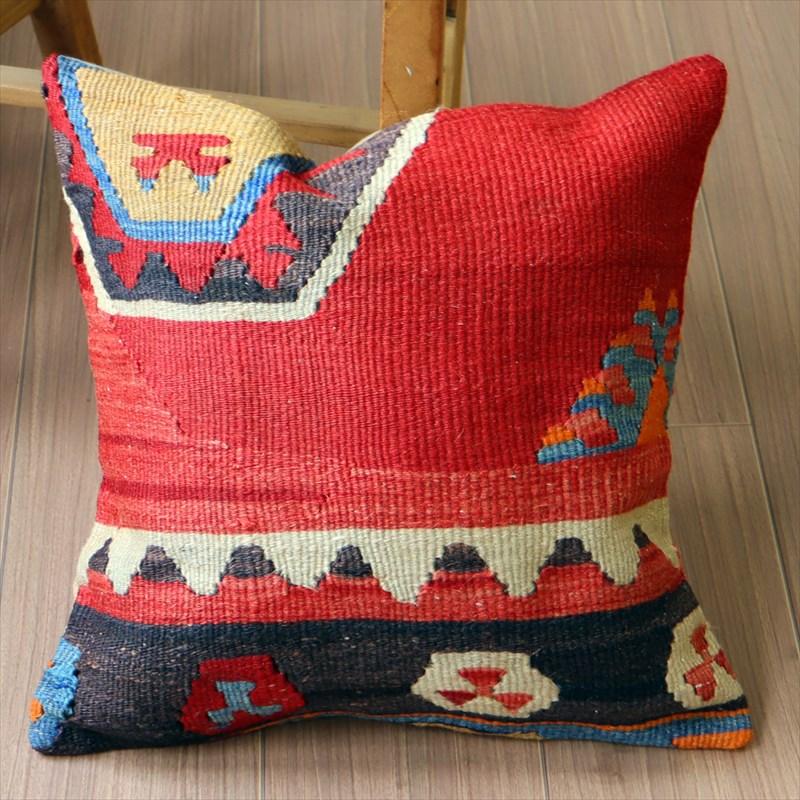 オールドキリム クッションカバー 40×40cm シワス シャルキュスラ Old Kilim Cushion | ブランド登録なし