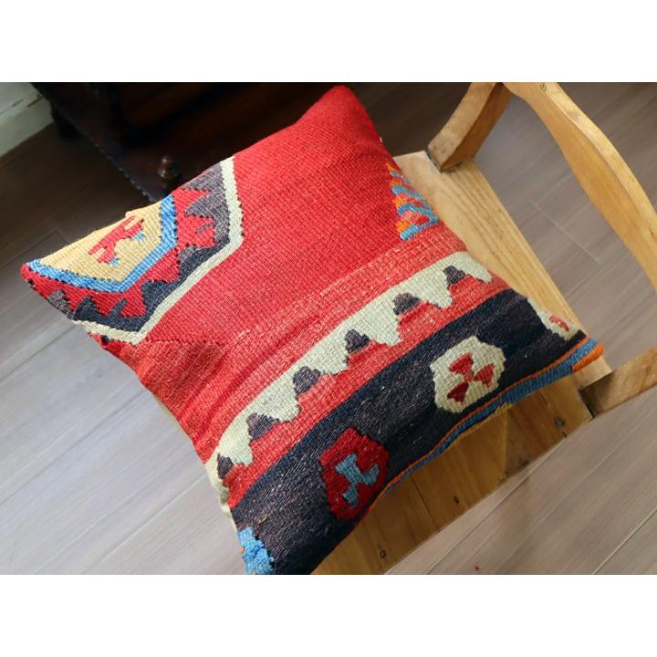 オールドキリム クッションカバー 40×40cm シワス シャルキュスラ Old Kilim Cushion | ブランド登録なし | 02