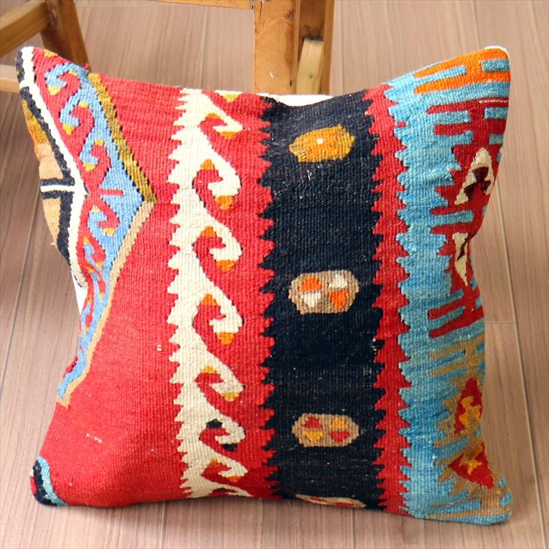 オールドキリム クッションカバー 40×40cm シワス シャルキュスラ Old Kilim Cushion | ブランド登録なし