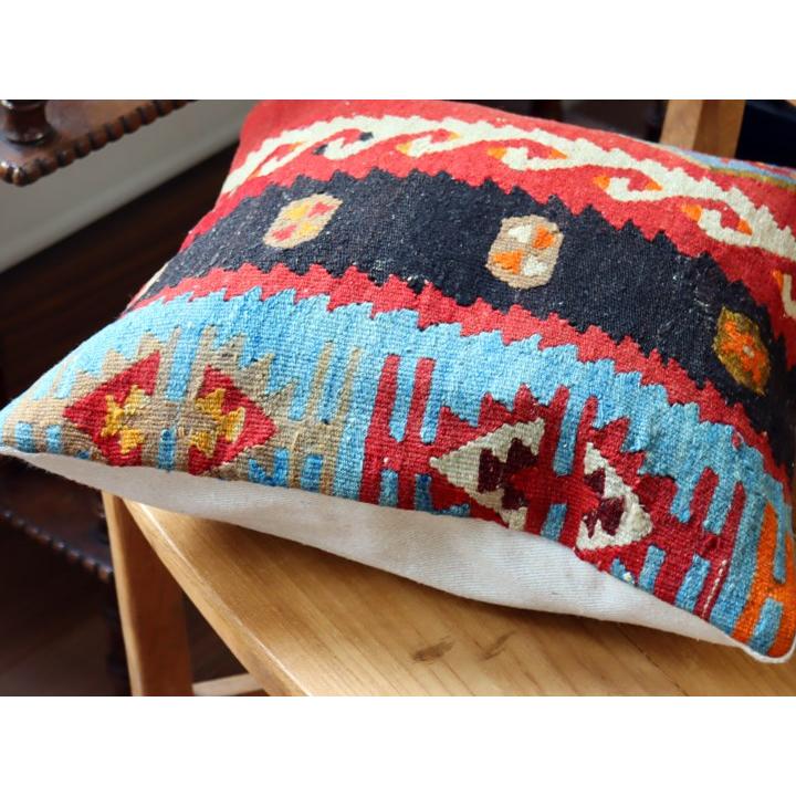 オールドキリム クッションカバー 40×40cm シワス シャルキュスラ Old Kilim Cushion | ブランド登録なし | 03