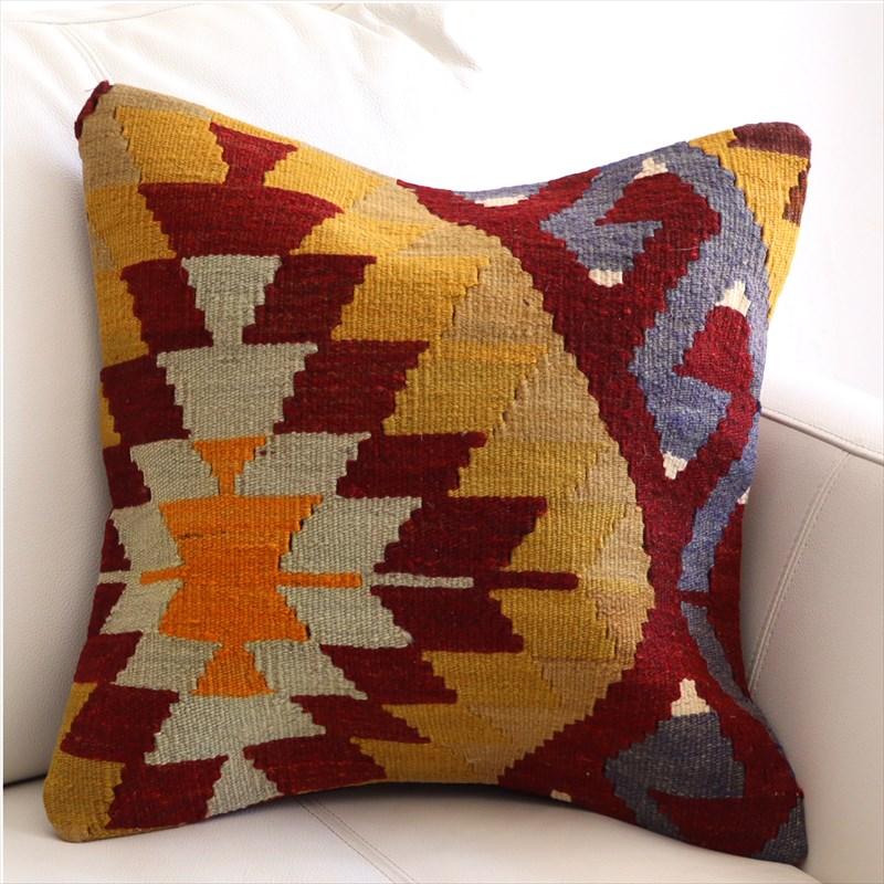 オールドキリム クッションカバー 40×40cm イーブルアイ Old Kilim Cushion | ブランド登録なし