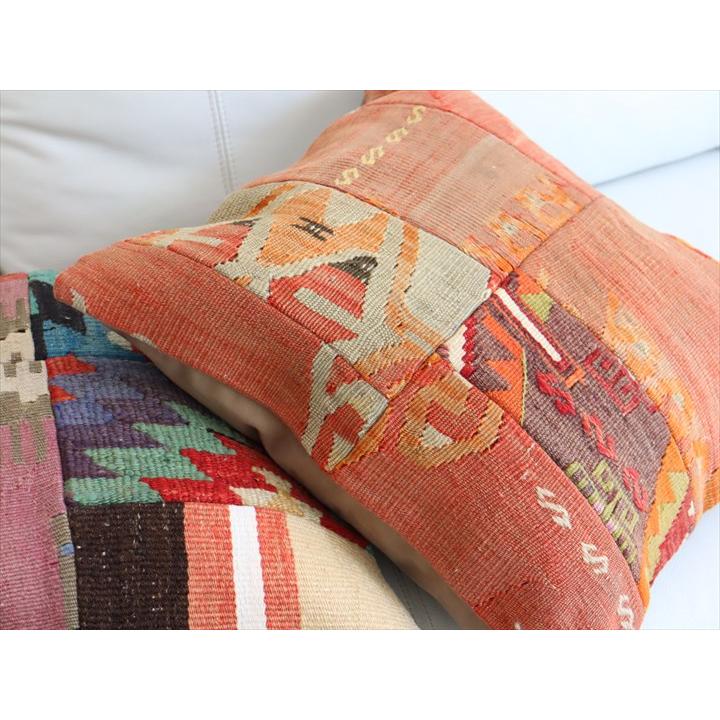 クッションカバー キリムパッチワーク 45×45cm Old Kilim Cushion |  | 03