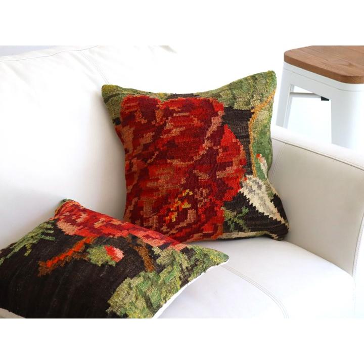 オールドキリム クッションカバー 40×40cm モルダヴィア Old Kiilim Cushion | ブランド登録なし | 01
