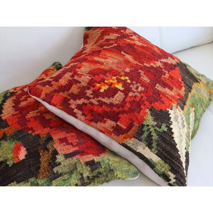 オールドキリム クッションカバー 40×40cm モルダヴィア Old Kiilim Cushion | ブランド登録なし | 02