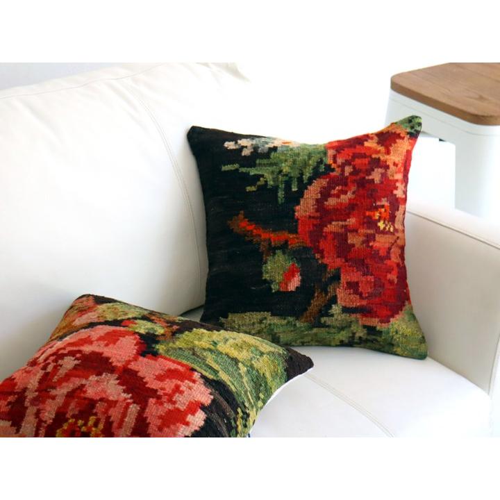 オールドキリム クッションカバー 40×40cm モルダヴィア Old Kiilim Cushion | ブランド登録なし | 01