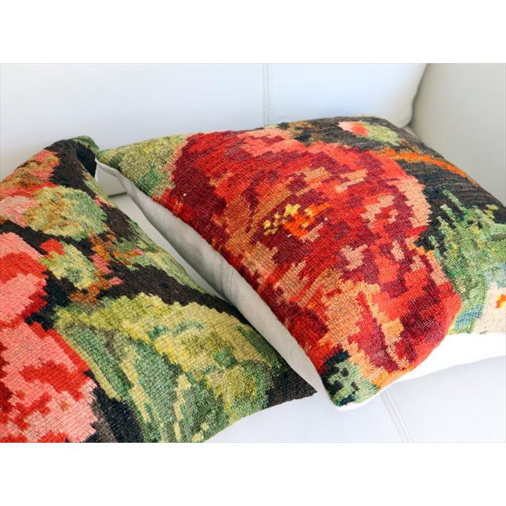 オールドキリム クッションカバー 40×40cm モルダヴィア Old Kiilim Cushion | ブランド登録なし | 02
